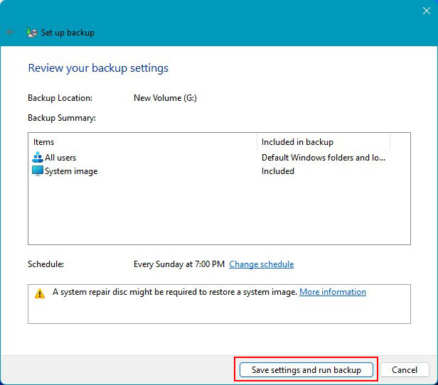 Come Creare un Backup di Windows