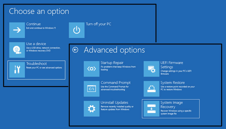 Come Ripristinare un Backup di Windows