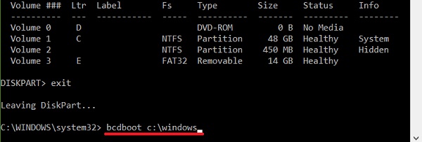 Come riparare il bootloader di Windows tramite prompt dei comandi