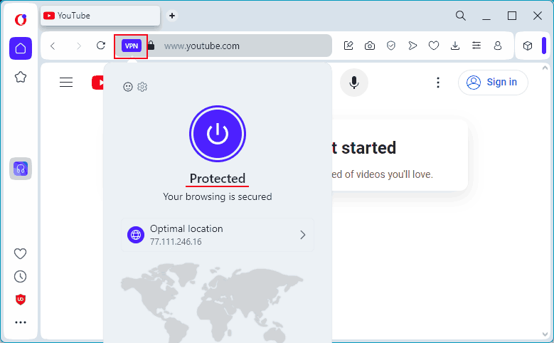 Impostazioni del server proxy