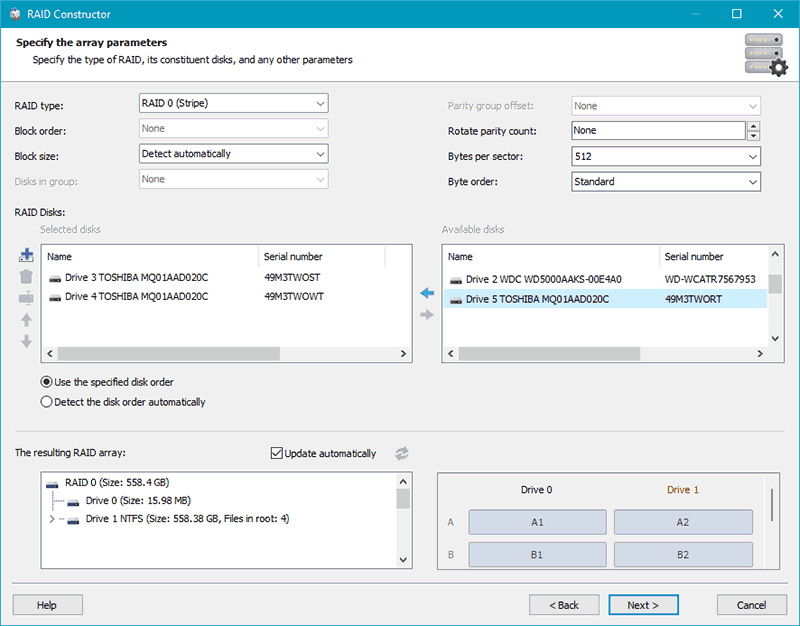 Creazione RAID con Intel Rapid Storage Technology