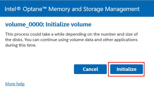 Creazione RAID con Intel Rapid Storage Technology