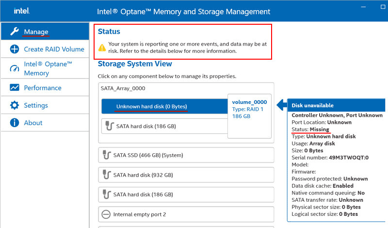 Come abilitare Intel Rapid