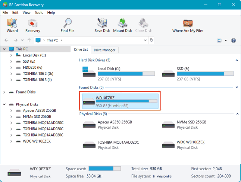File system Hikvision File system Hikvision