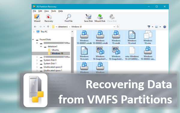 Recupero dei dati dalle partizioni VMFS