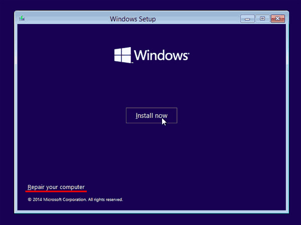 Come riparare il bootloader EFI in Windows 10 Come riparare il bootloader EFI in Windows 10