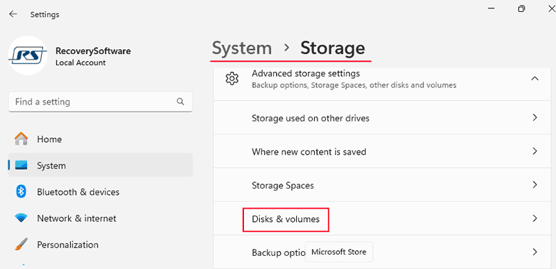 Come estendere un volume in Windows 11