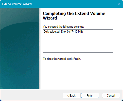 Come estendere un volume in Windows 11