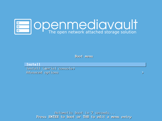 Installazione di OpenMediaVault