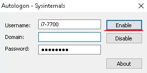 Inserisci le credenziali dell'account