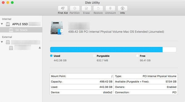 Creazione di un RAID software in macOS Creazione di un RAID software in macOS