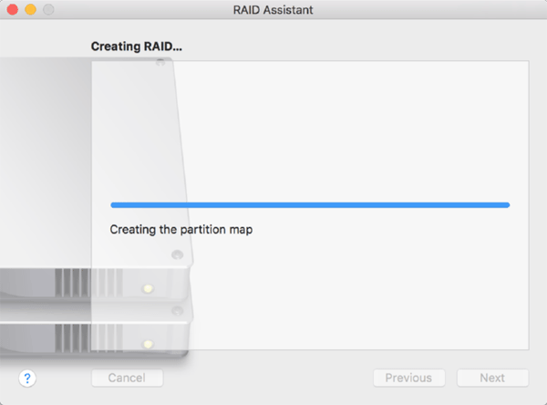 Assistente RAID su macOS Assistente RAID su macOS