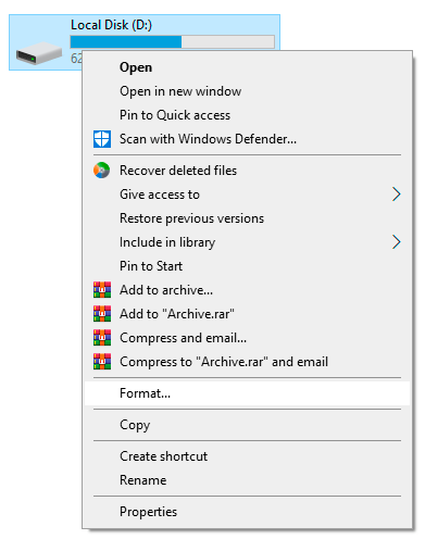 Converti RAW in NTFS senza perdita di dati