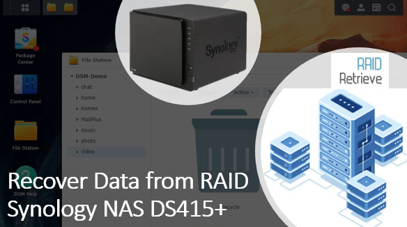 Recupero dati da RAID Synology NAS DS415+
