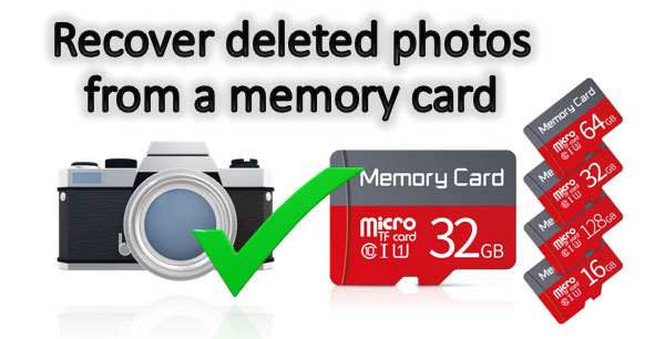 Come recuperare le foto cancellate da una scheda di memoria
