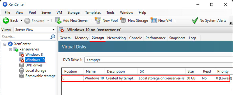 Dove XenServer memorizza i file delle macchine virtuali