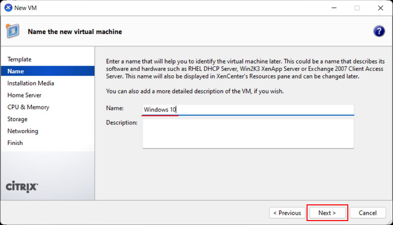 Recupero di una macchina virtuale XenServer