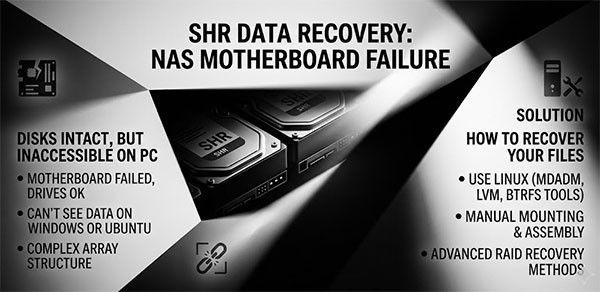 Guida al recupero dell’array SHR/SHR2 dopo un guasto hardware su NAS Synology