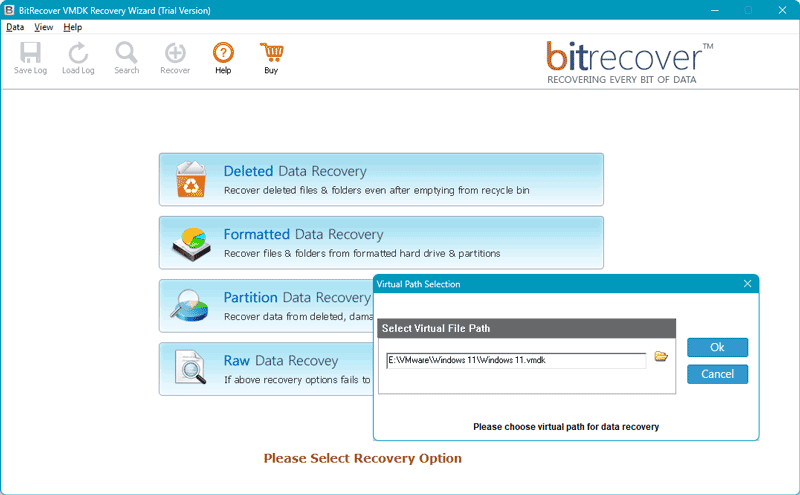Recupero dati dai dischi VMDK - RS Partition Recovery