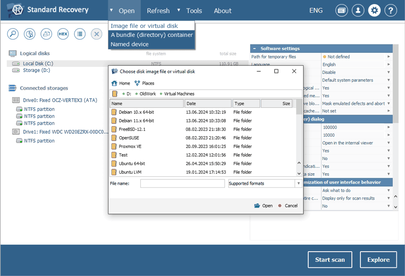 Recupero dati da dischi VMDK - RS Partition Recovery