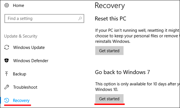 Recupero dei file di una versione precedente di Windows (Windows.old)