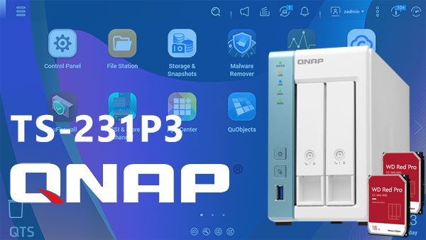 Servizio di recupero QNAP TS-231P3 2 bay — riparazione RAID 1/0